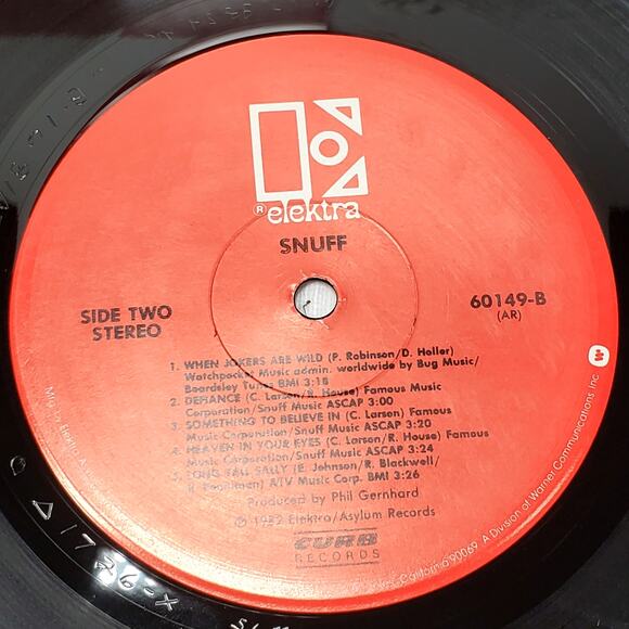 Vtg Elektra Snuff 60149-A Vinyl Record Signed Cecil Hooker 1982 Asylum Records - Picture 5 of 11